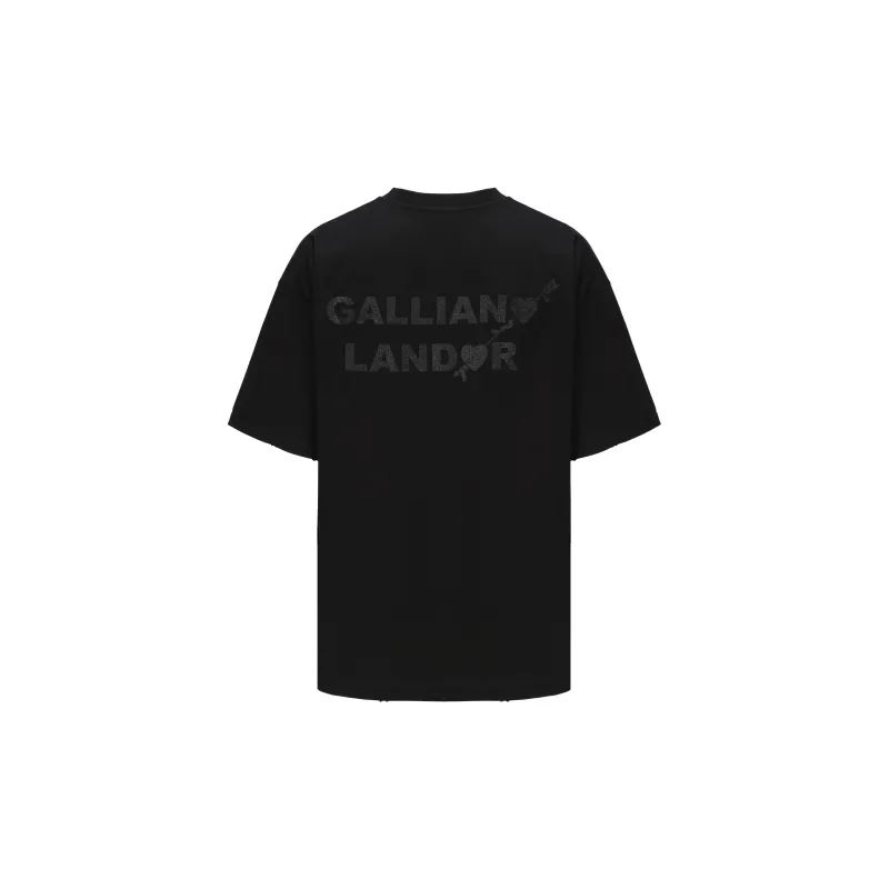 GALLIANO LANDOR T Shirt Unisex Black-1