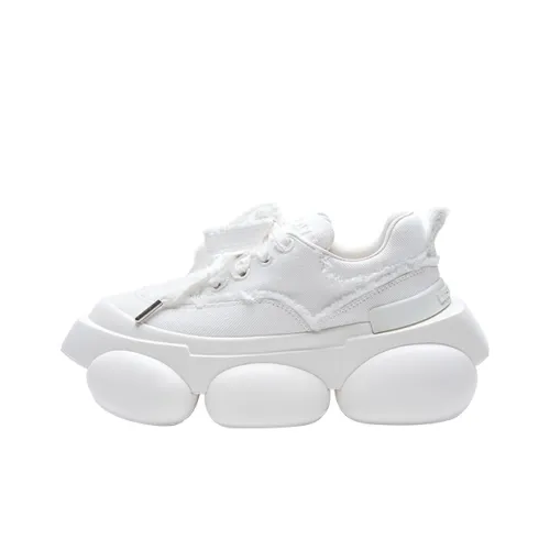 LASTLAZY Casual Shoes Women's Low-Top White