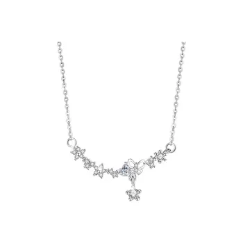 PIARA S925 Silver Necklaces Women's