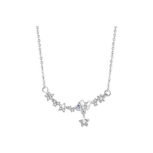 PIARA S925 Silver Necklaces Women's