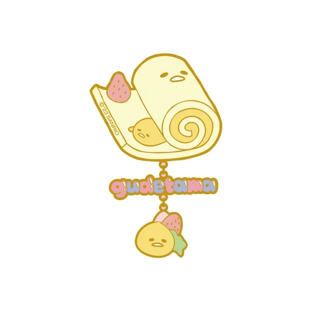 TOP TOY Gudetama Sweet Afternoon Tea Collection IP Merch Badges-3