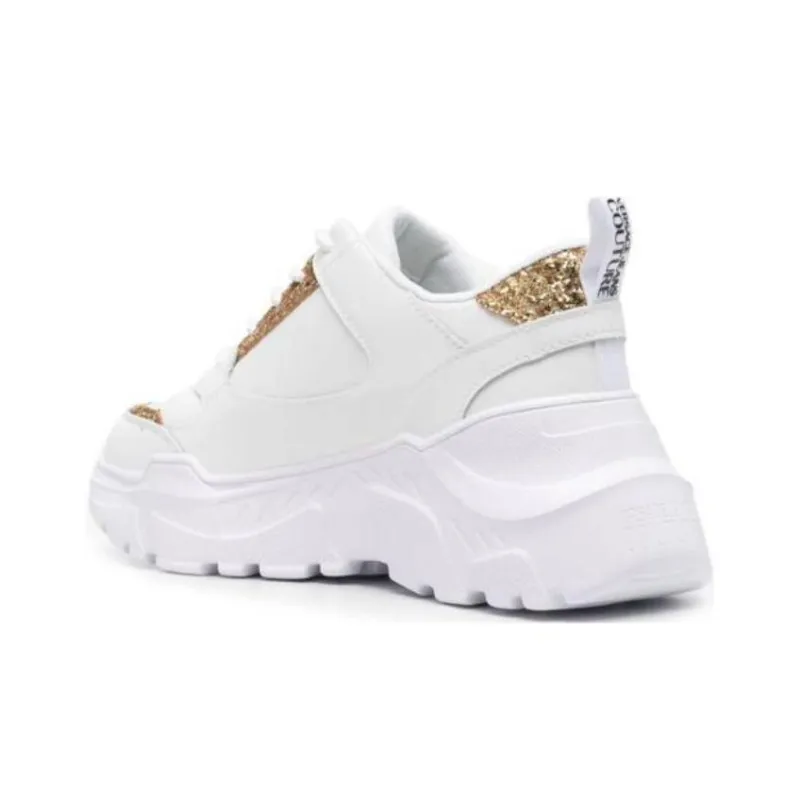 VERSACE JEANS Couture Logo-patch Glitter-detailing Sneakers-3