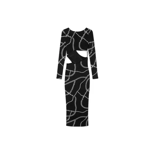 VERSACE Long-Sleeved Dresses Women's Black