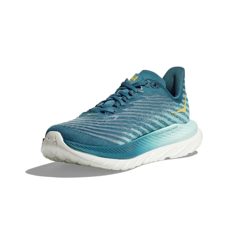 HOKA ONE ONE Mach 5 Cushioning Breathable Low-Top Running Shoes Unisex Green-2