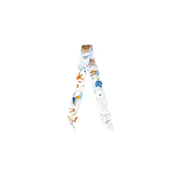 HERMES Silk Silk Scarves Women's White