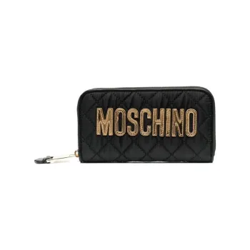 MOSCHINO Polyamide Wallet Women's Black