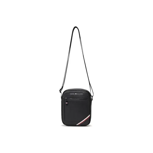 Tommy Hilfiger Artificial Leather Shoulder Bag Medium Size Men's Black