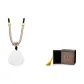 Ice-Transparent Jade Maitreya Buddha Necklace+Heritage Box