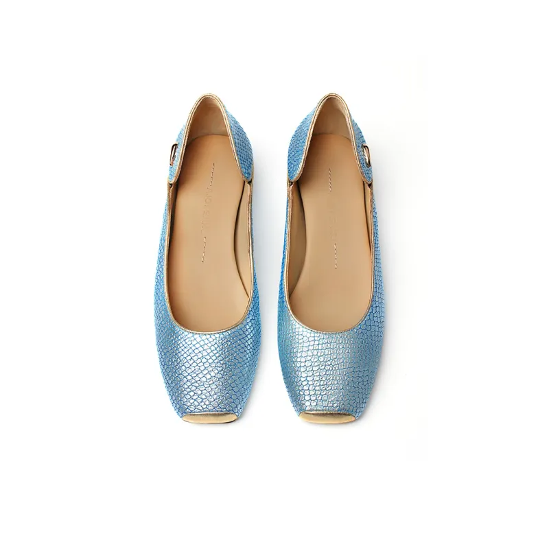 AJOY SAHU Casual Shoes 2cm Women's Mermaid Blue-3