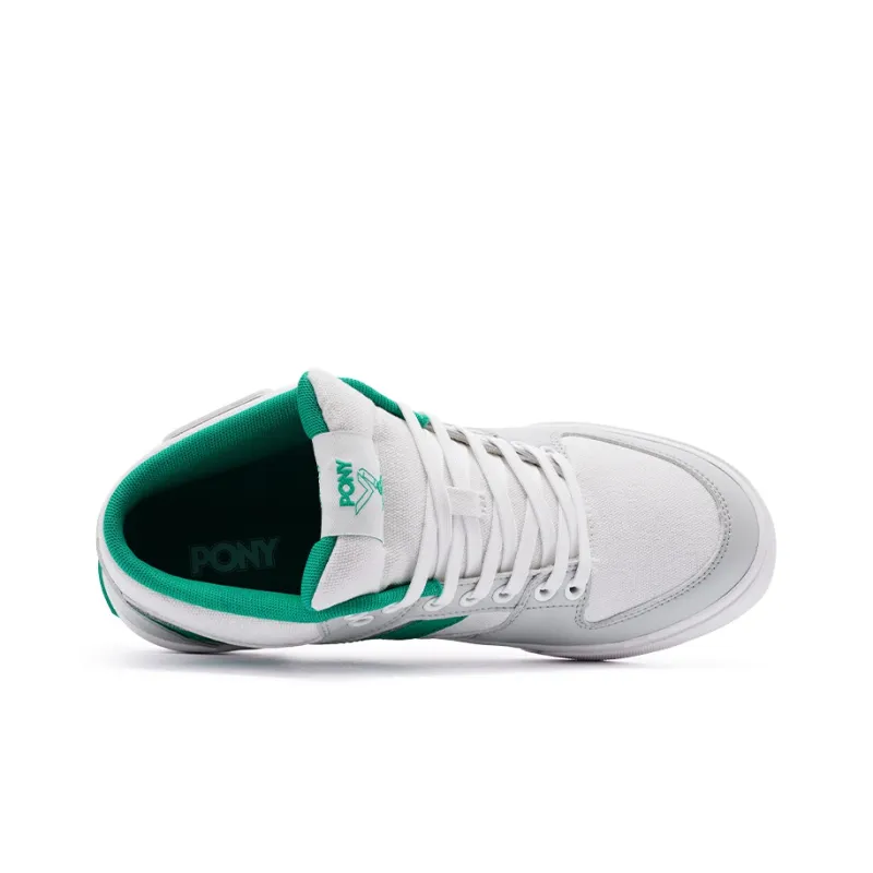 PONY Atop Low Top Skateboard Shoes Unisex Gray Green-2