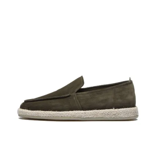 Officine Creative Roped Suede Loafers