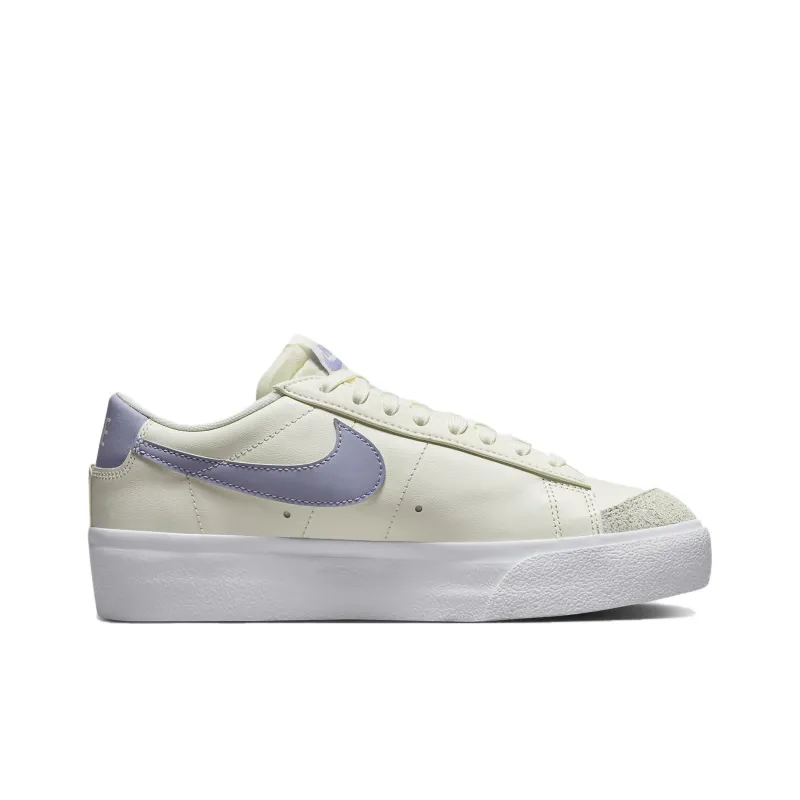 Nike Blazer Low Platform Sail Indigo Haze Women's-1