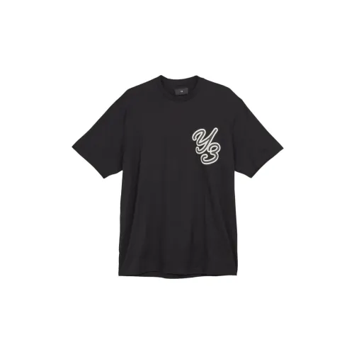 Y-3 GFX S/S Logo-flocked T-shirt