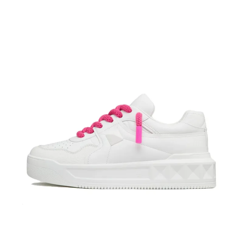 Valentino Garavani One Stud XL Leather Sneakers-0