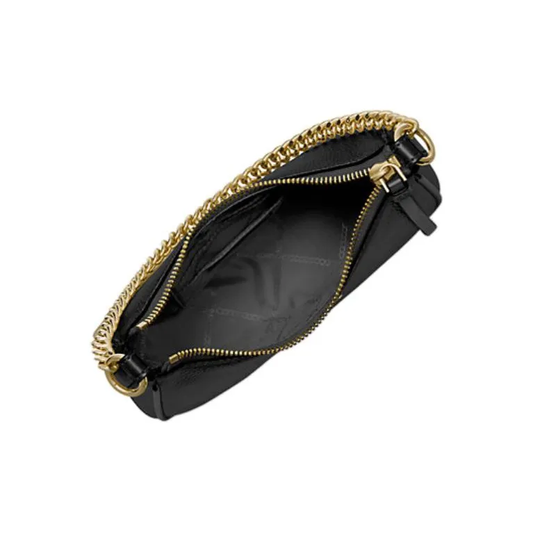 MICHAEL KORS Jet Set Charm Small Pebbled Leather Pochette-3