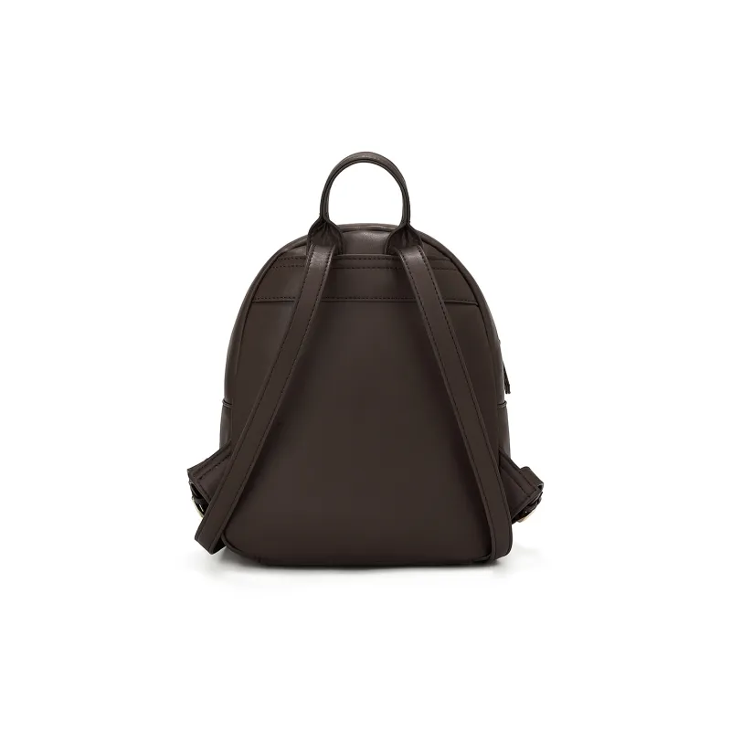 MEXICAN Polyurethane Backpack Regular Women's Brown/Apricot-1
