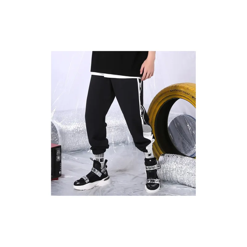 XXGOGO Straight Sports Pants Men's Black-5