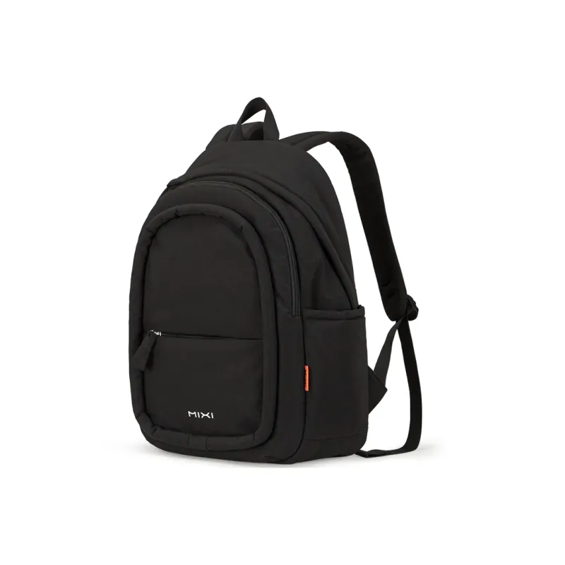 MIXI Fabric Laptop Backpack Medium Size Unisex White-5