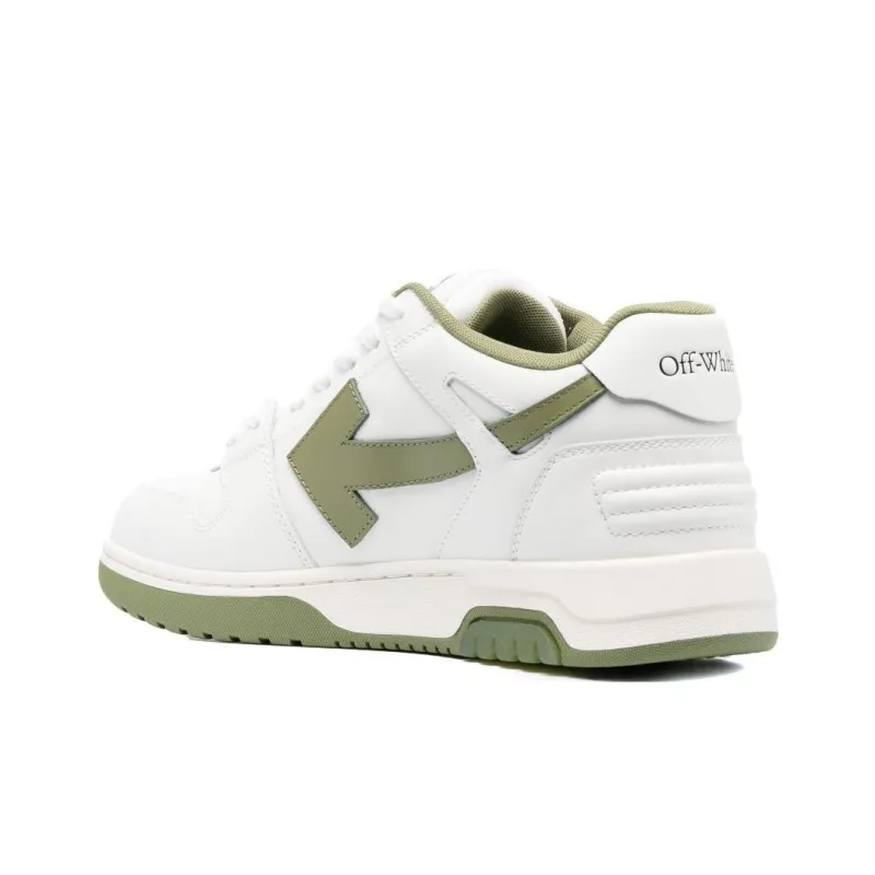 OFF WHITE Out Of Office Ooo Low Tops White Sage-4