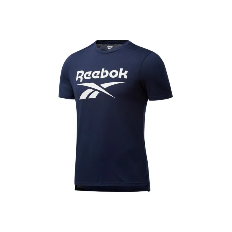 Reebok T Shirts Men Navy Blue-1