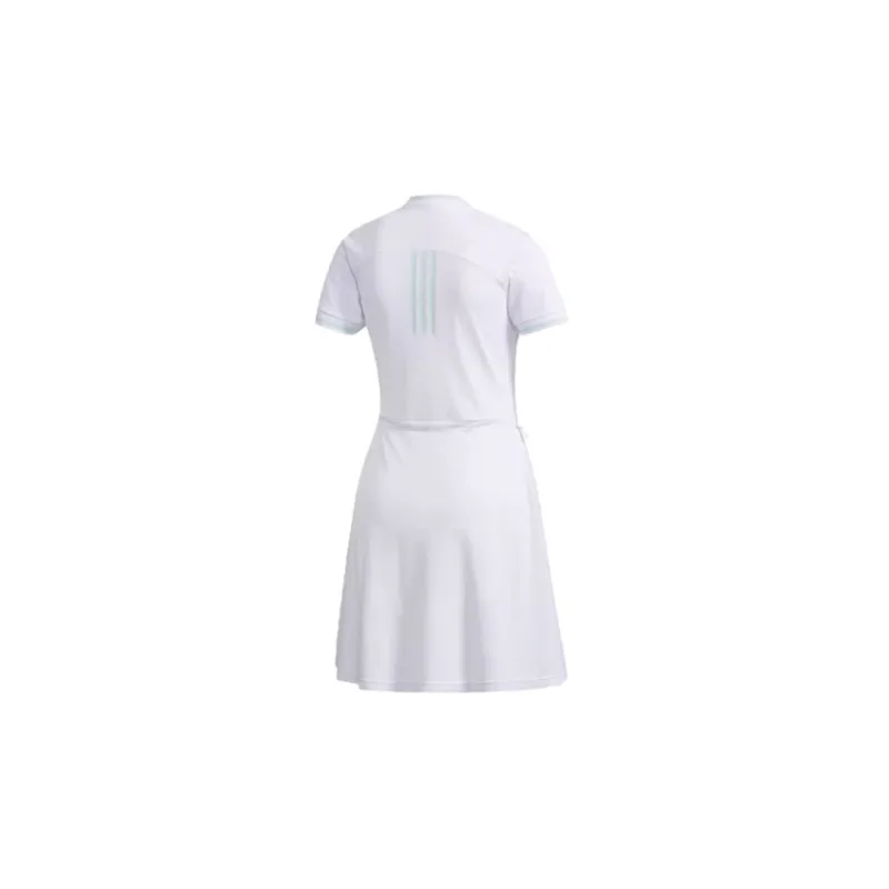 Adidas Neo Short Sleeved Dresses Women's White-1