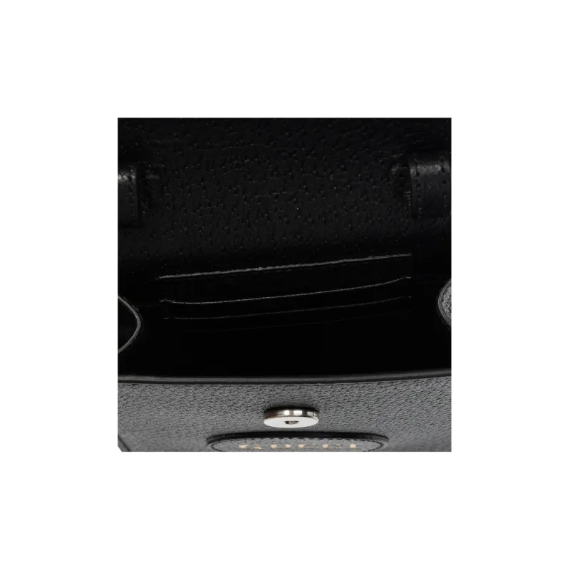 GUCCI Leather Crossbody Bag Shoulder Bag Men's Black-4