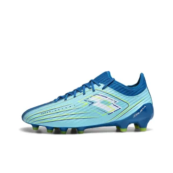 LOTTO FG Rubber Long Studs Natural Ground Cushioned Slip Resistant Abrasion Resistant Soccer Shoes Men's Blue