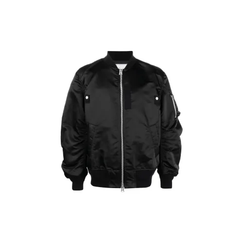 Sacai Jackets Men Black