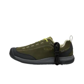 KEEN Jasper Wear resistant And Waterproof Low Top Running Shoes Men's Green