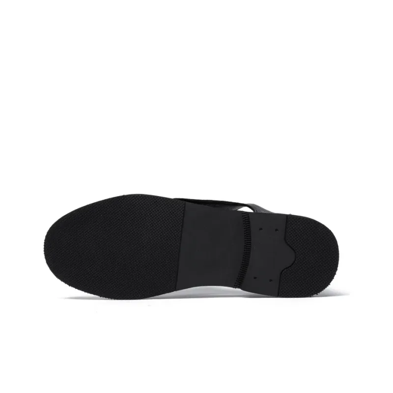 YEDANI Roman Sandals Men's Black-5