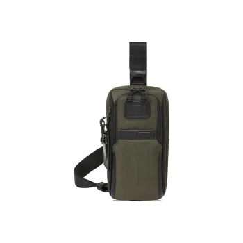 TUMI Alpha 3 Nylon Fanny Pack Sling Bag Crossbody Bag Shoulder Bag Men's Olive Green