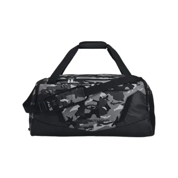 Under Armour Polyester Shoulder Bag Crossbody Bag Handbag Travel Bag Medium Size Unisex Black Camouflage