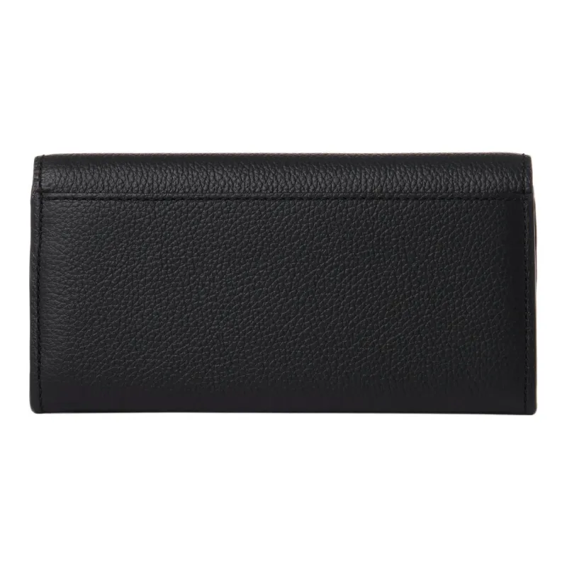 Chloe Marcie Grained Calfskin Wallet Women's Black-1