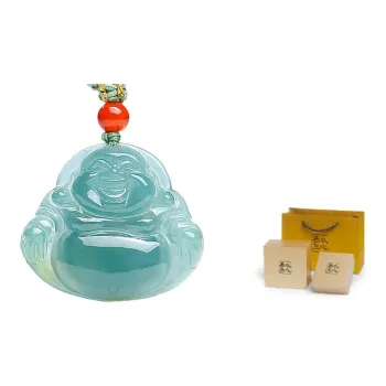 With the heart of the jade Jadeite Necklaces Women's Buddha
