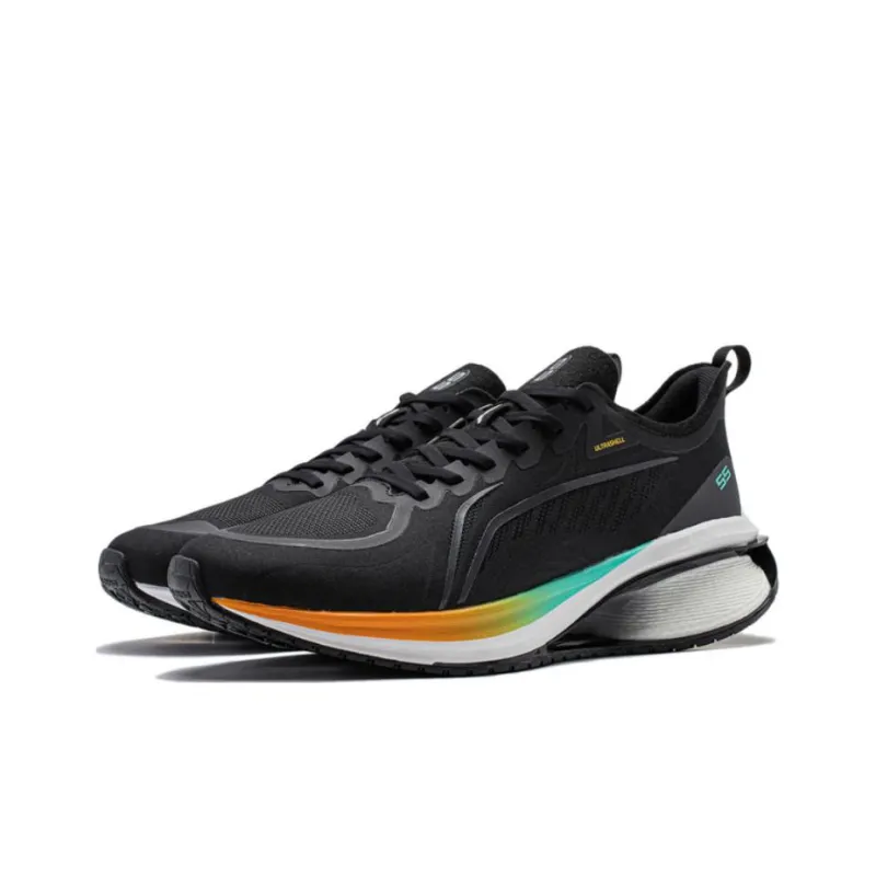 LiNing WuShi 5S 3.0 Cushioning Low Top Long Distance Running Shoes Men's Black-2