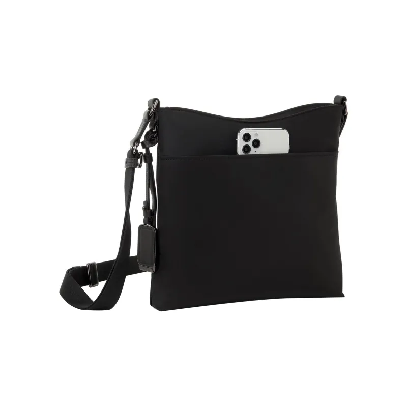 TUMI Voyageur Nylon Messenger Bag, Shoulder Bag, Crossbody Bag Medium Size Women's Black-1