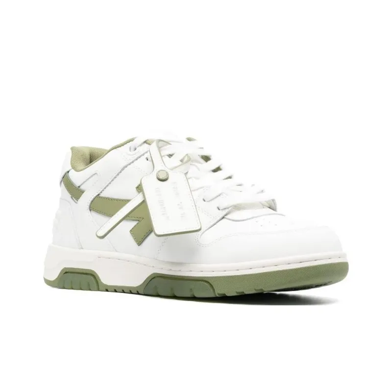 OFF WHITE Out Of Office Ooo Low Tops White Sage-2