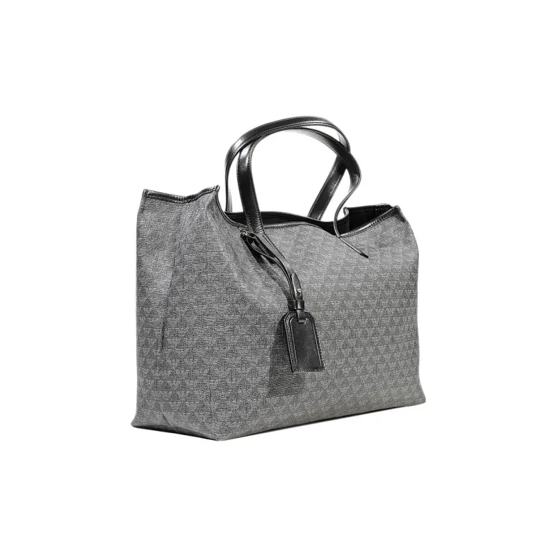 EMPORIO ARMANI Leather Tote Bag, Shopping Bag, Shoulder Bag, Handbag Women's Black-1