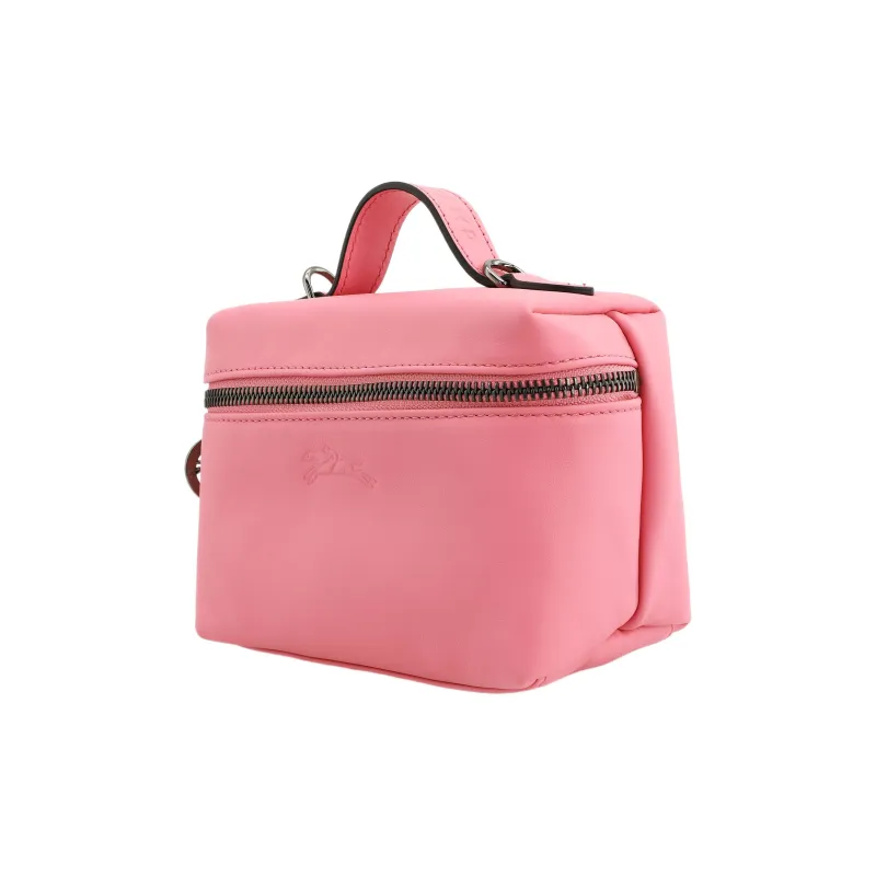 LONGCHAMP Le Pliage Xtra Cow Leather Box Bag Handbag Shoulder Bag Crossbody Bag Mini Women's Rose Pink-1