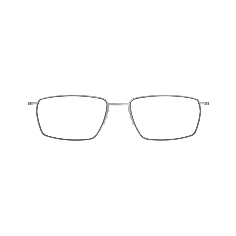 LINDBERG Titanium Irregular Shape Eyeglass Frames Unisex Silver-1