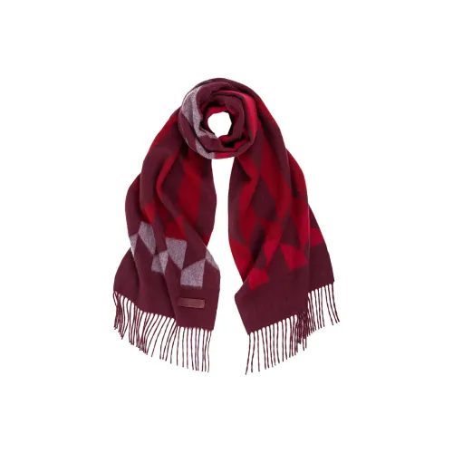 MARJAKURKI Red Scarf Atmosphere Slowing Down Greeting Card With Elegance And Peace Unisex