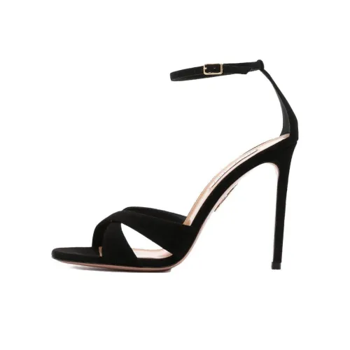 AQUAZZURA Siren 105mm Suede Sandals