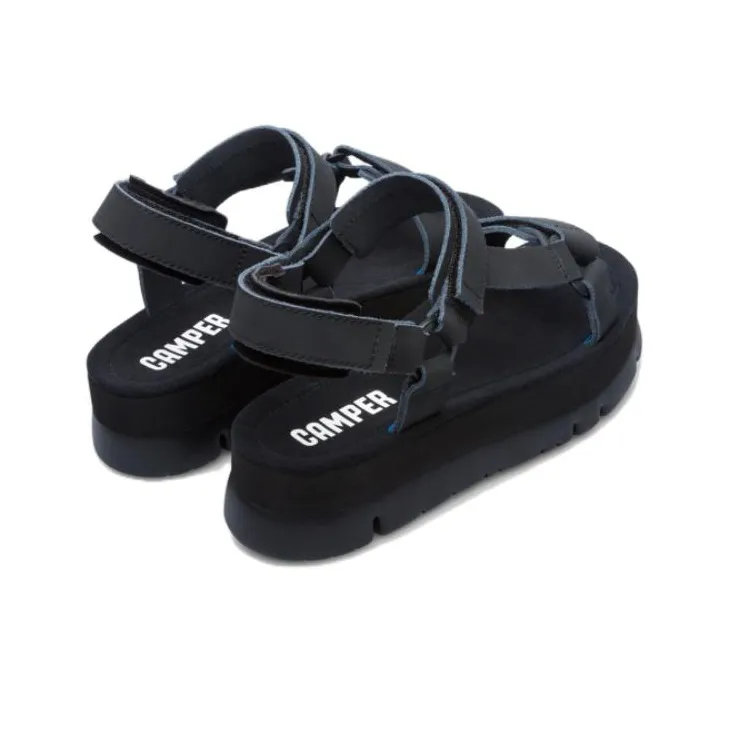 CAMPER Oruga Strap Sandals Women's Black-3