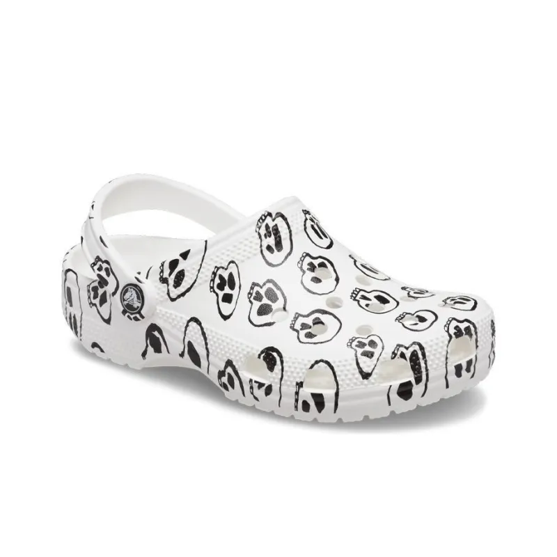 Crocs Classic Clog Skull Print White-2