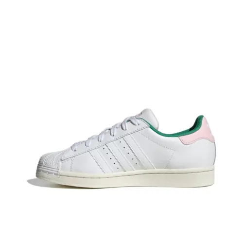 Adidas Women's Superstar 'White Pink Green Chenille'