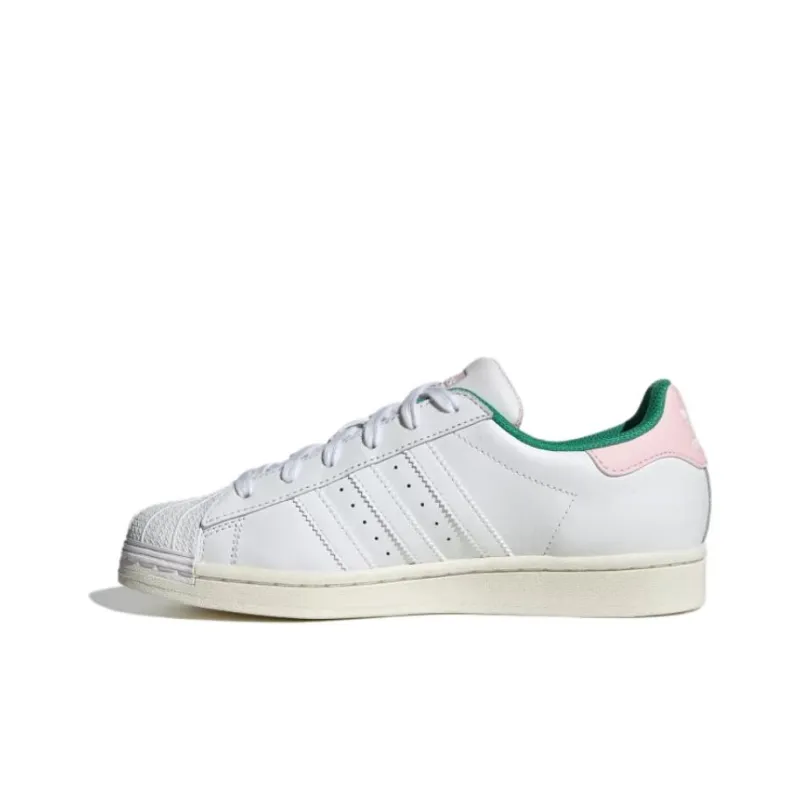 Adidas Superstar 'White Pink Green Chenille' Women's-0