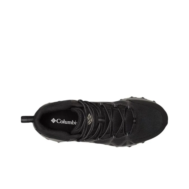 Columbia Shock absorbing And Waterproof Mid Top Outdoor Shoes Men's Black Gray-2