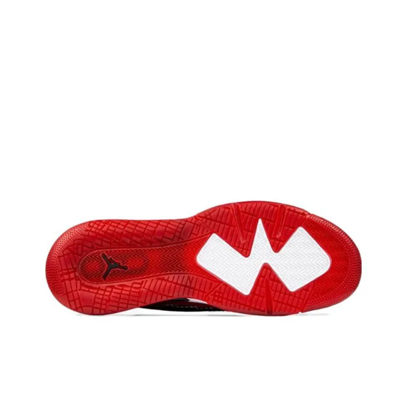 Jordan Mars 270 Cushioned Slip-Resistant Mid-Top Vintage Basketball Shoes Men's Red-6