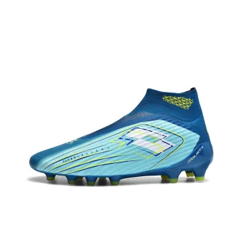 LOTTO Shock Absorbers With Slip Resistant Features Soccer Shoes Men's Blue