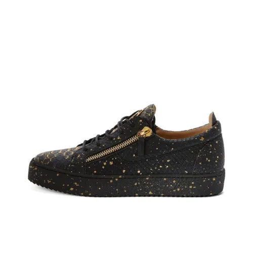 Giuseppe Zanotti Frankie Snakeskin effect Leather Sneakers